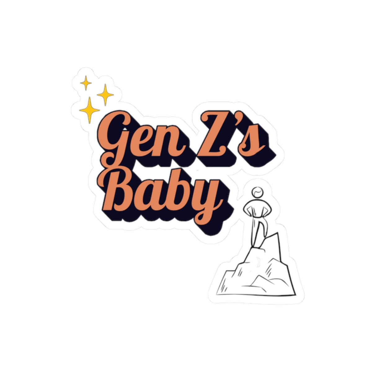 Sticker “Gen Z’s Baaby” ✨🧃